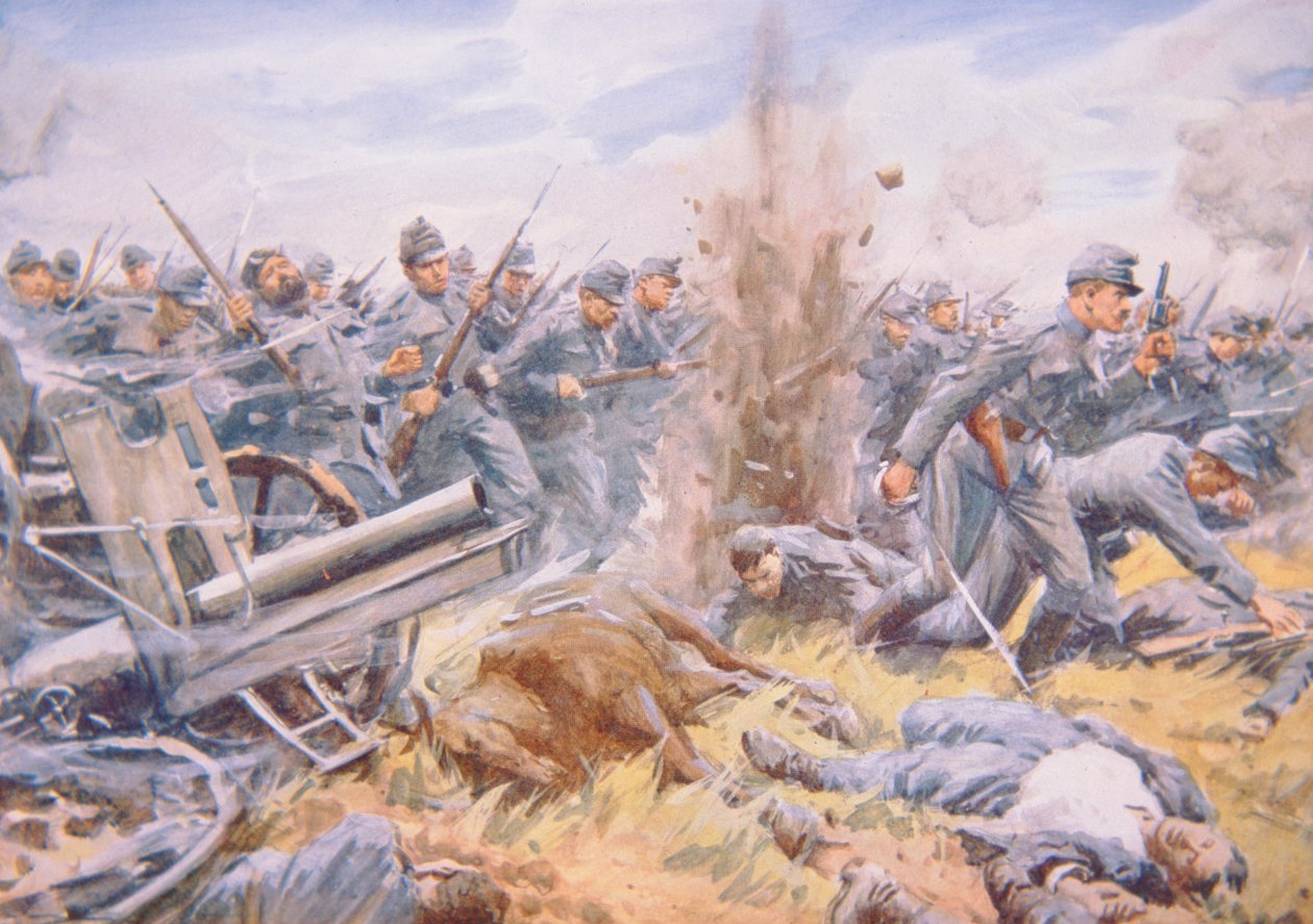 The Austrians at Bay Before Lemberg by Arthur C. (after) Michael