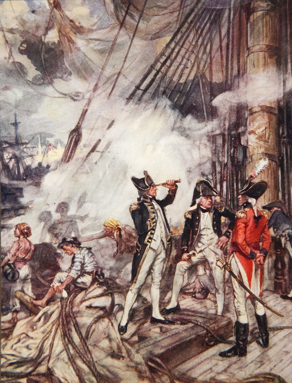 Admirals All, illustration from Drake
