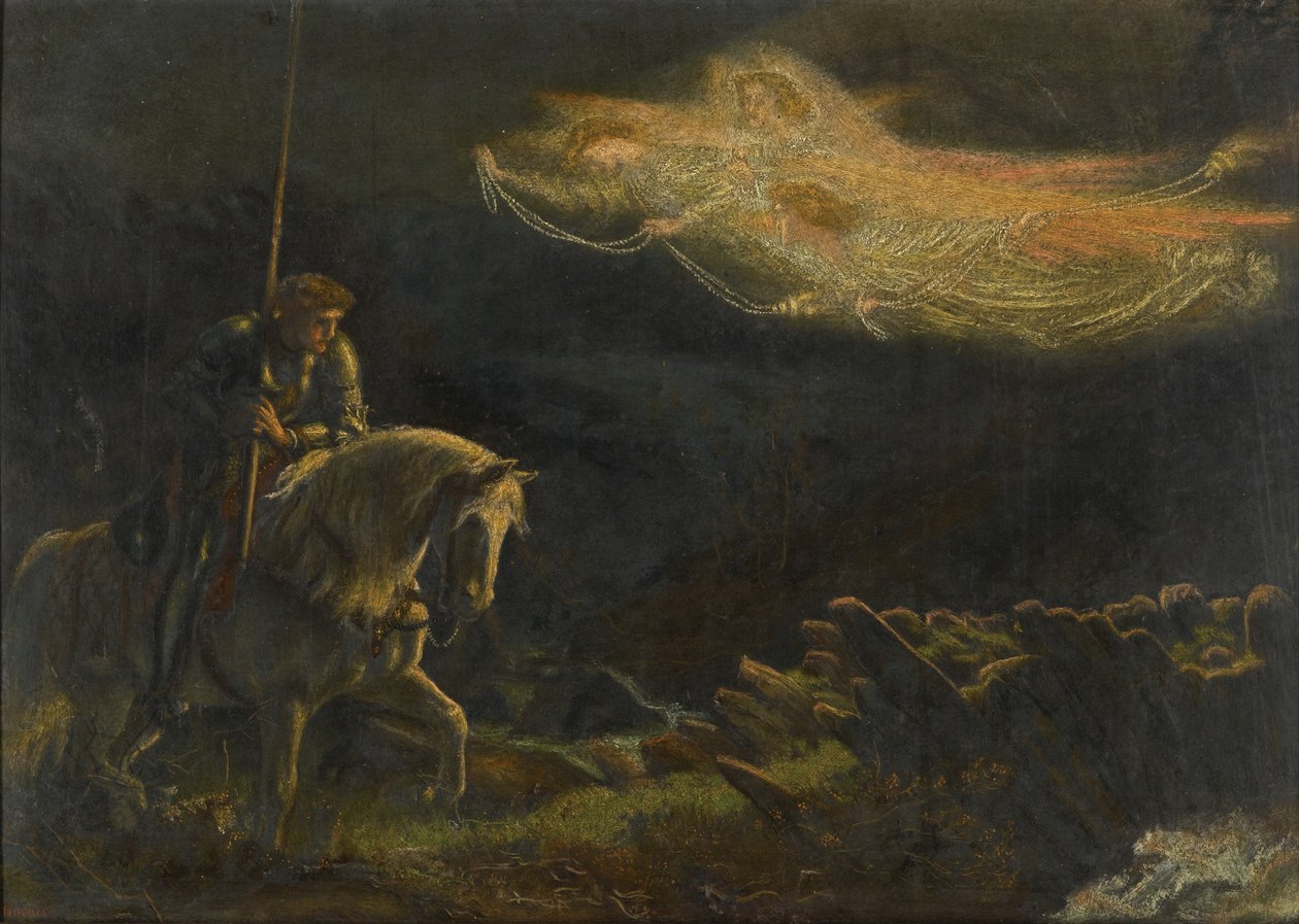 Sir Galahad: The Quest for the Holy Grail by Arthur Hughes