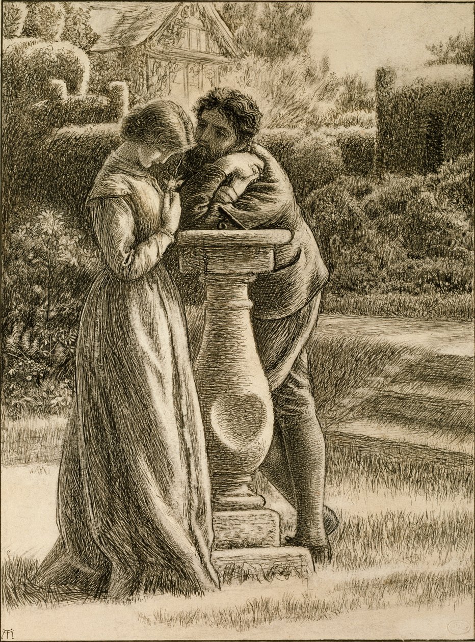 The Dial, 1871 by Arthur Hughes