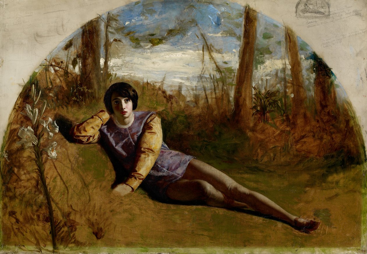 The Young Poet, 1849 by Arthur Hughes