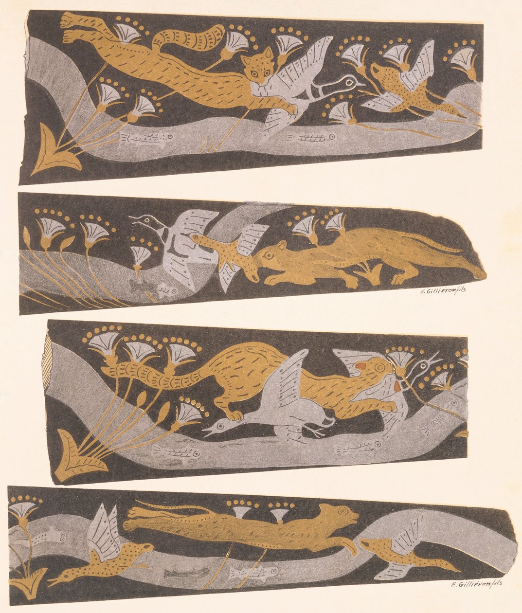 Bronze, gold and silver daggers, from 1921 by Arthur John Evans