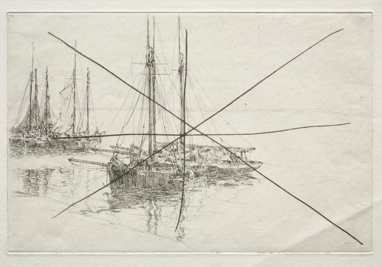 Oyster Dredgers by Arthur John Trevor Briscoe