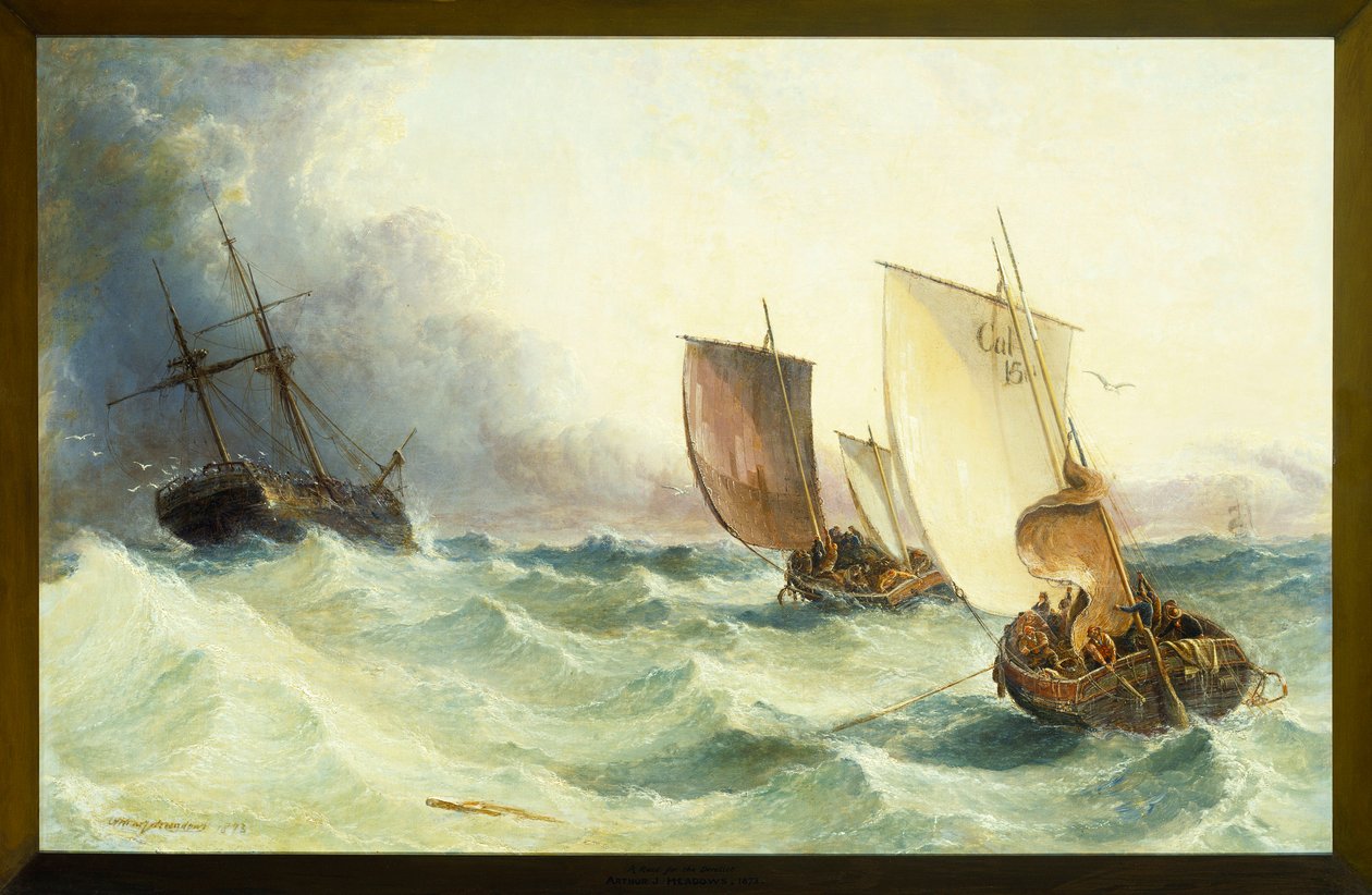 A Race for the Derelict by Arthur Joseph Meadows