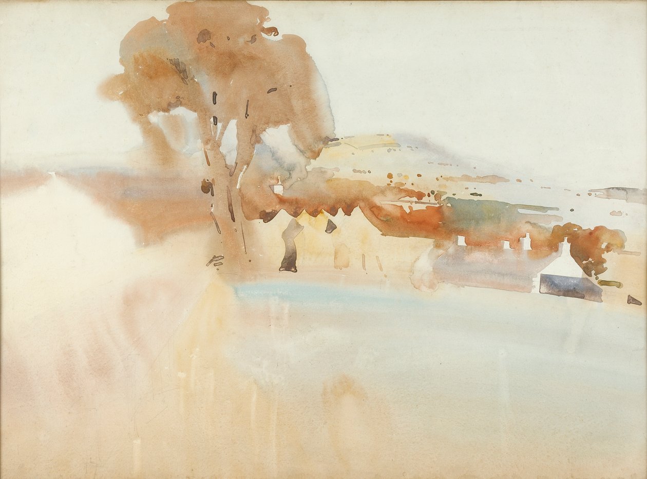Scottish Farm by an Estuary by Arthur Melville
