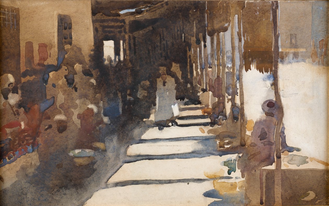 The Bazaar at Vringa by Arthur Melville