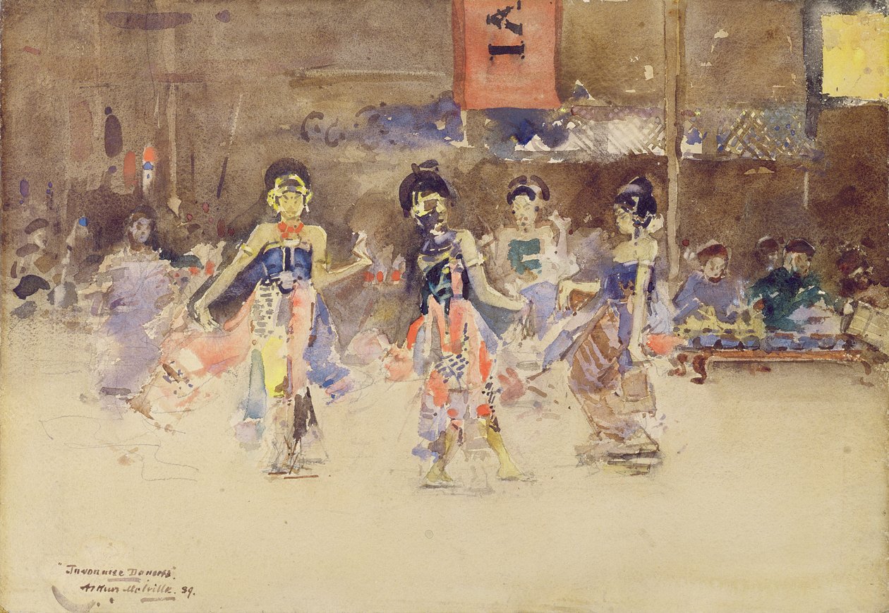 The Javanese Dancers, 1889 by Arthur Melville