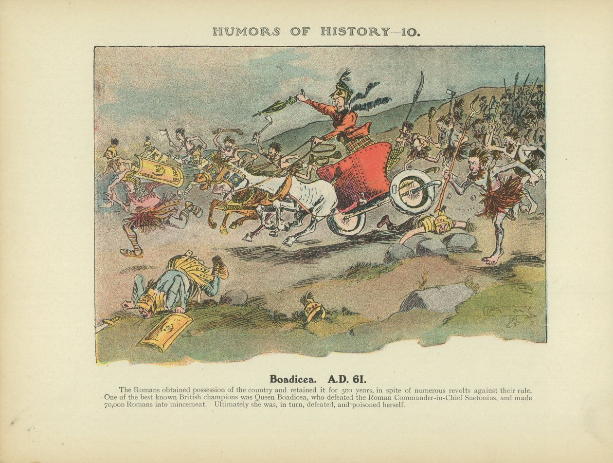 Boadicea, A.D. 61 by Arthur Moreland
