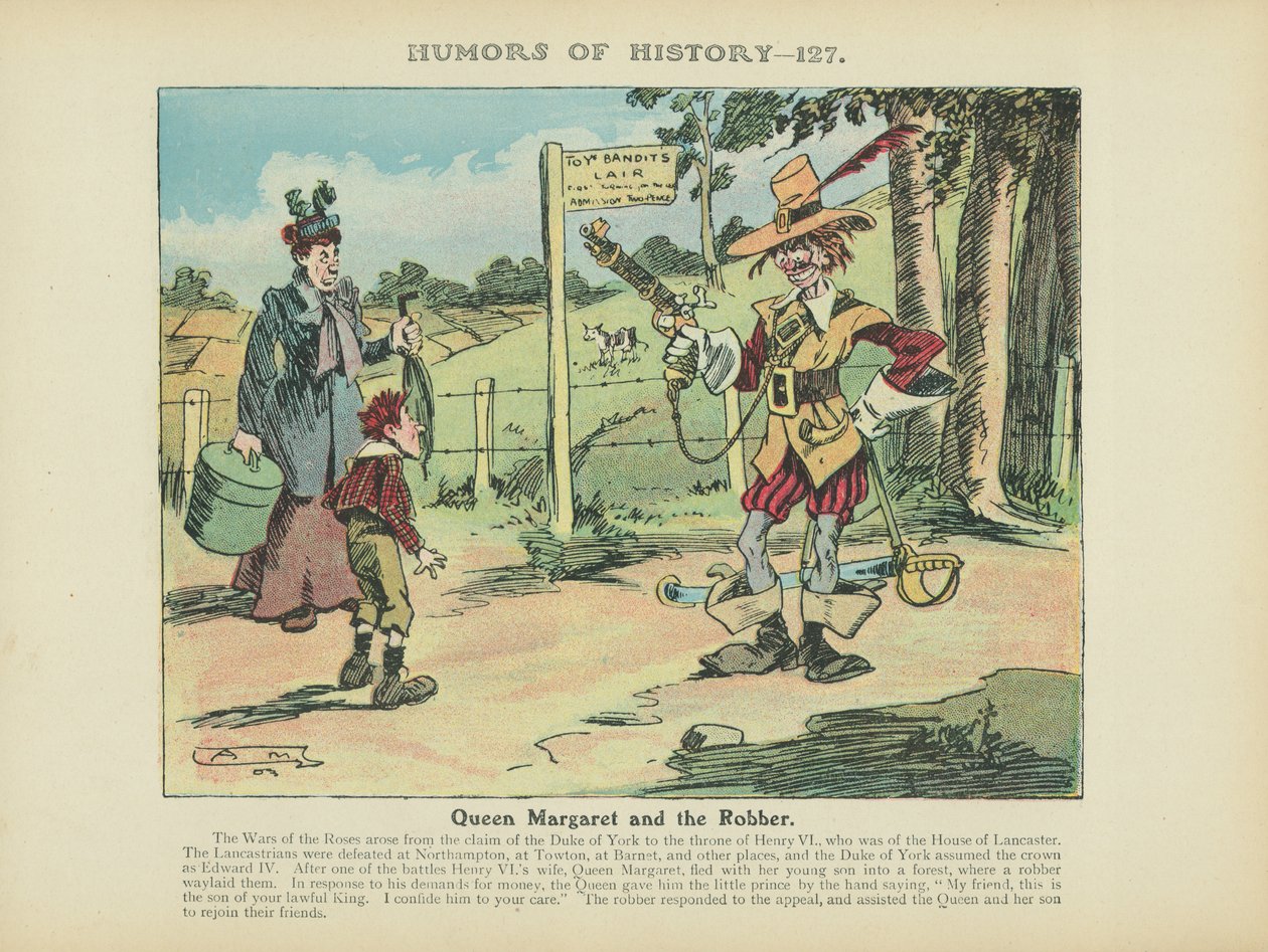 Queen Margaret and the Robber by Arthur Moreland