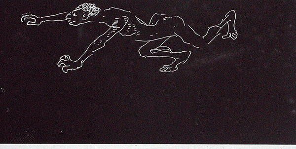 A Beastie (pen & ink on paper) by Arthur Rackham