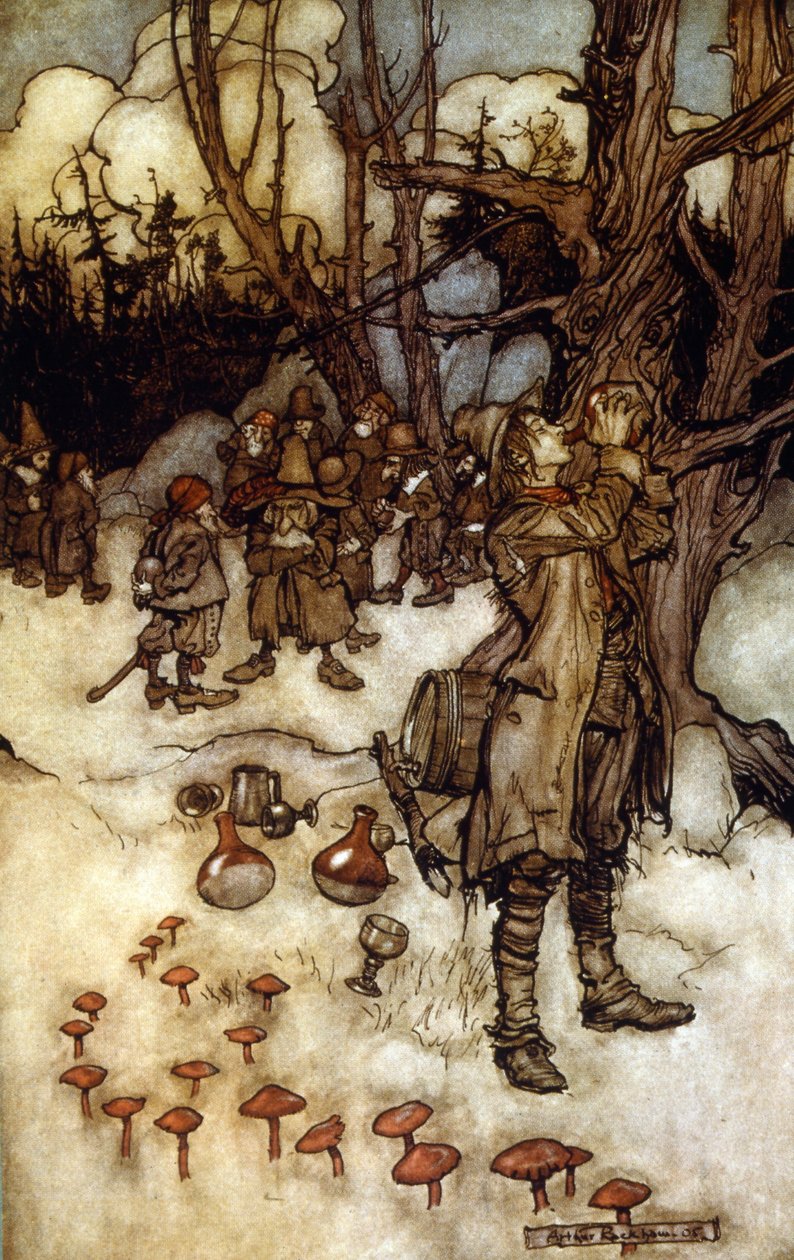 A short story by the American author Washington by Arthur Rackham