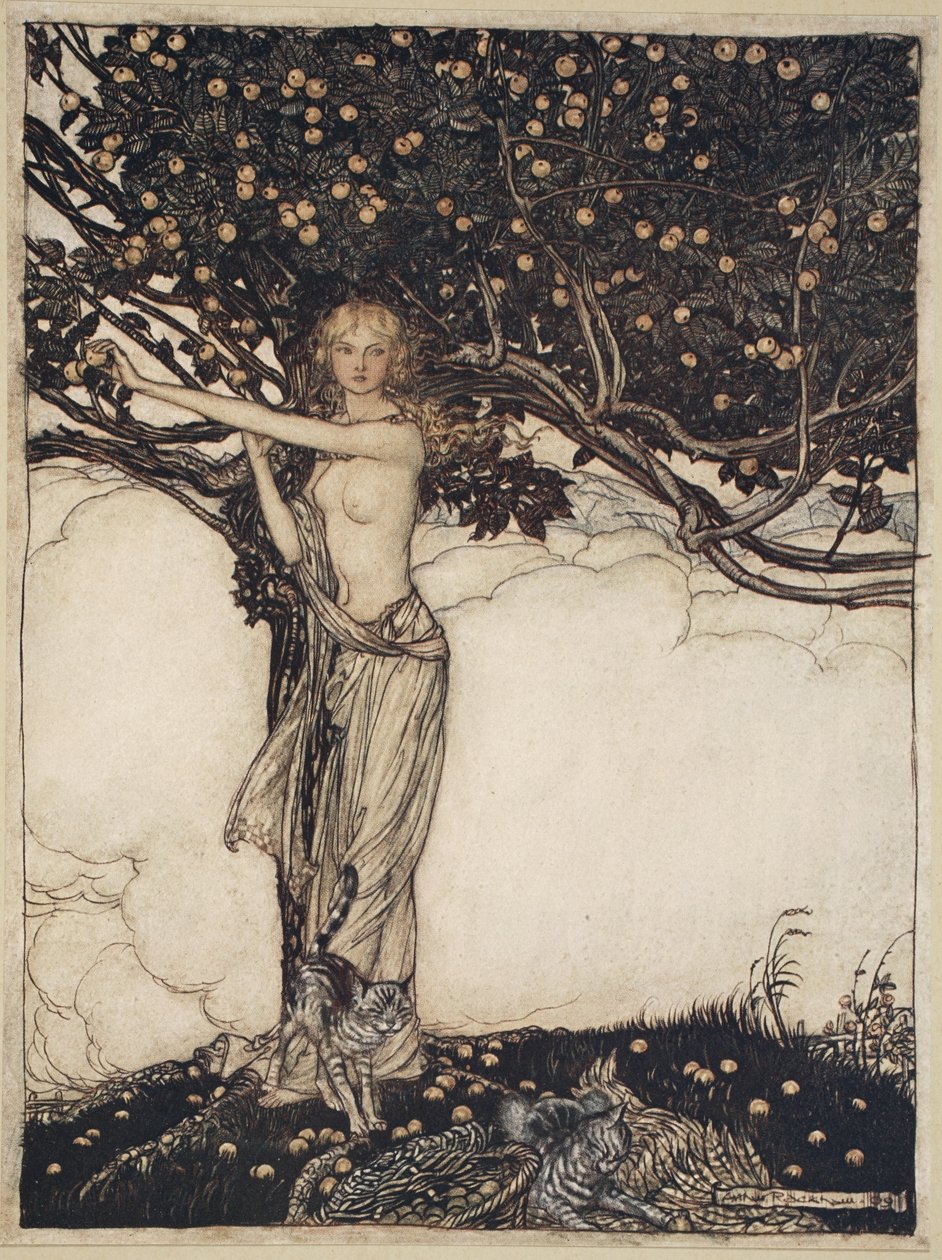 Freia, the Fair One, Illustration from 