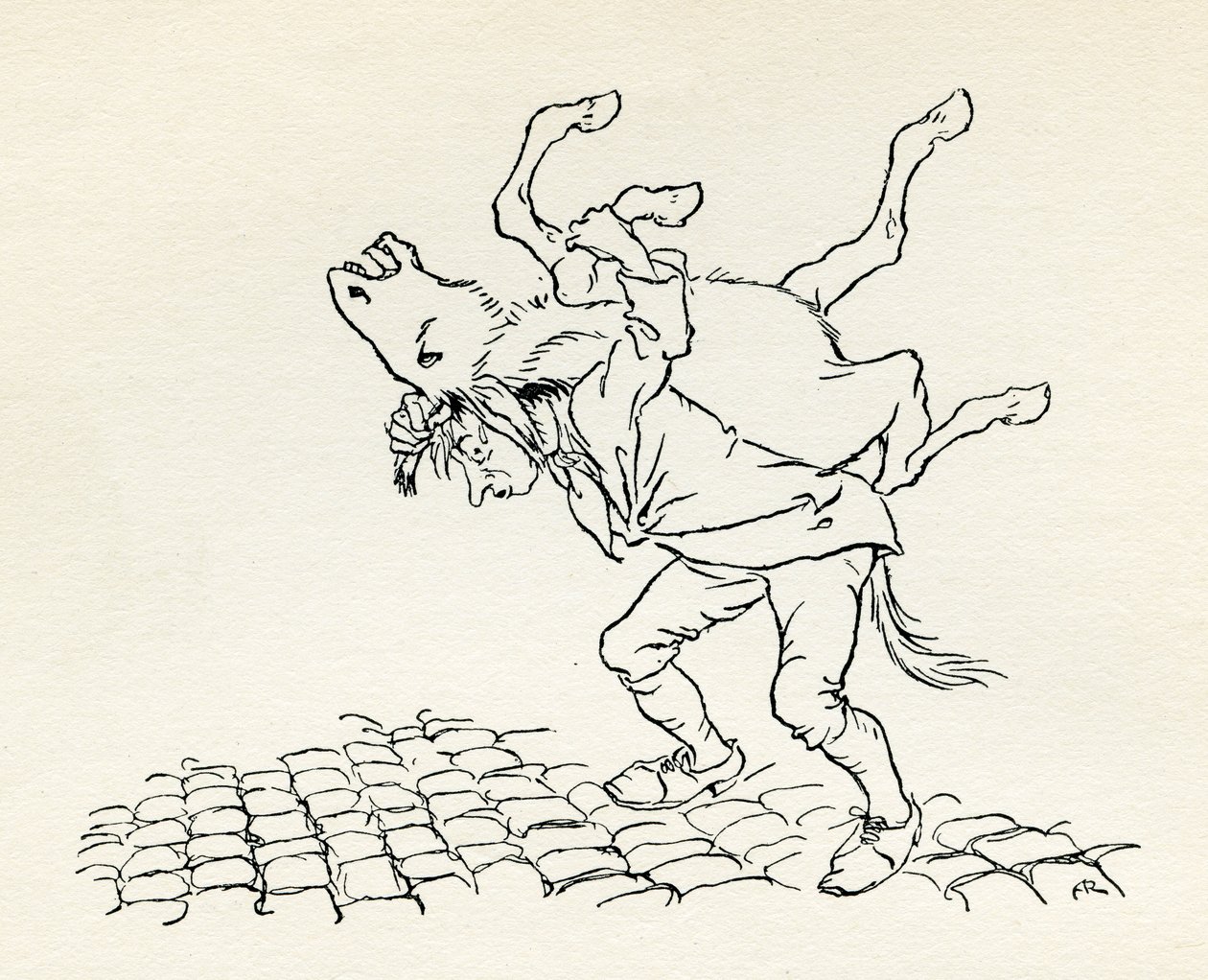 Lazy Jack by Arthur Rackham