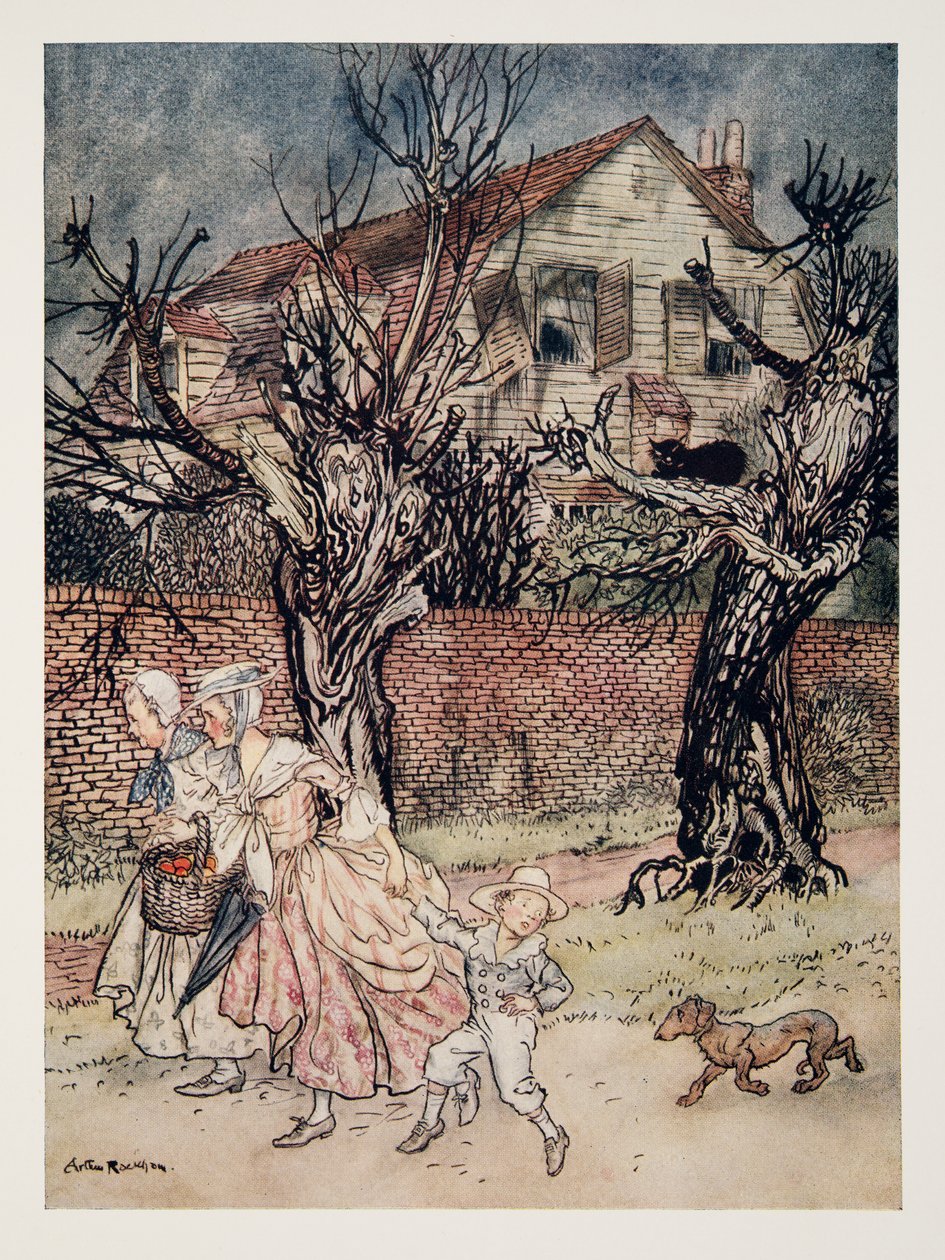 Marvellous tales of Haunted Fields, and Haunted Brooks, and Haunted Houses by Arthur Rackham