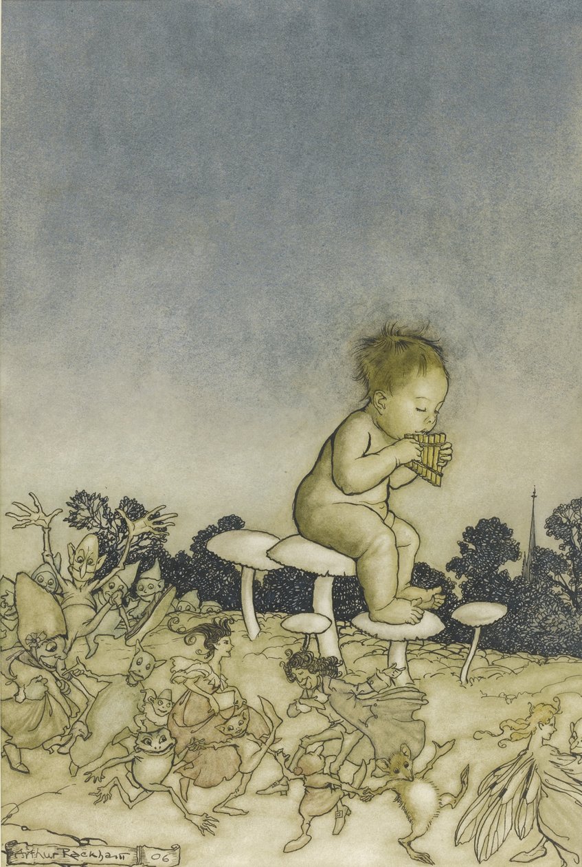 Peter Pan by Arthur Rackham: High-quality fine art print