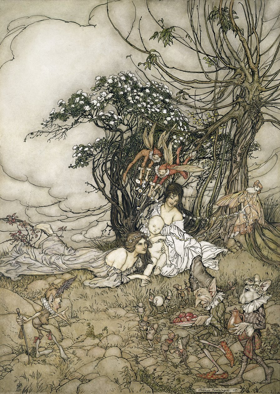 The Changeling by Arthur Rackham