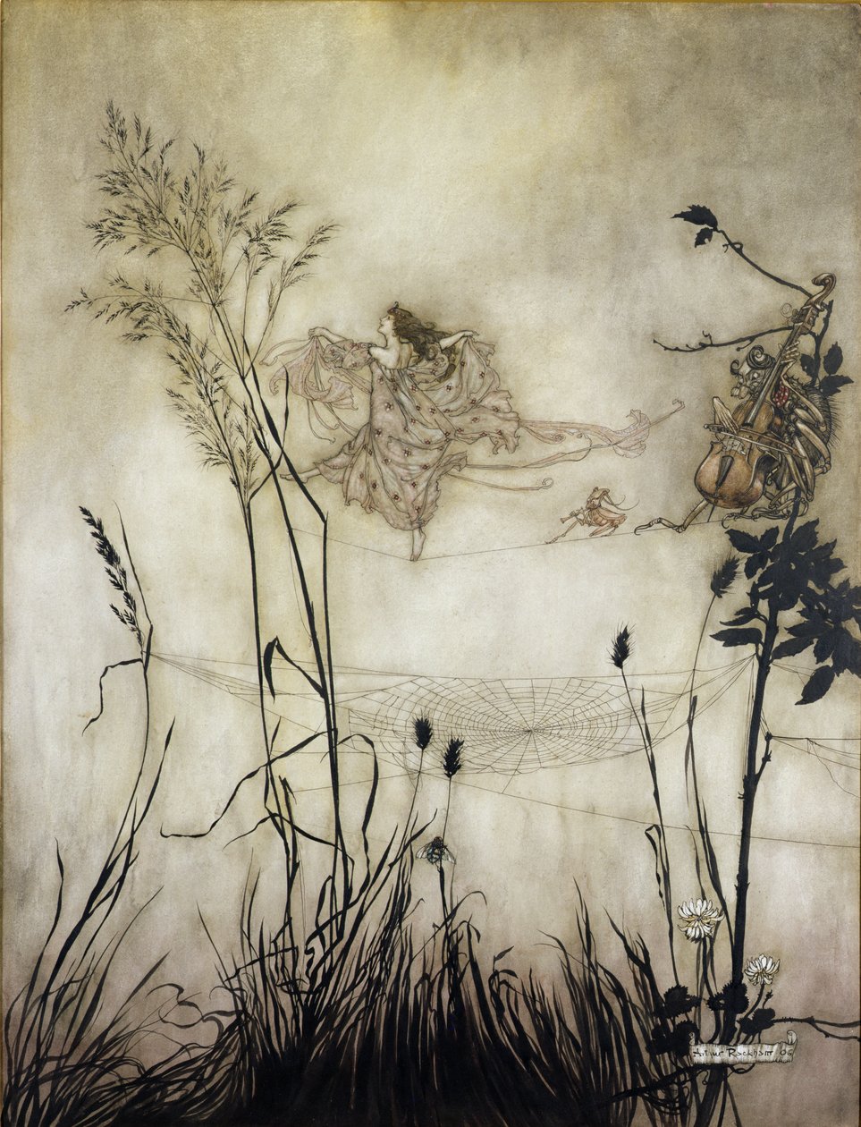 The Fairies are Exquisite Dancers, illustration in Peter Pan in Kensington Gardens by J.M Barrie (1860-1937) 1906 by Arthur Rackham