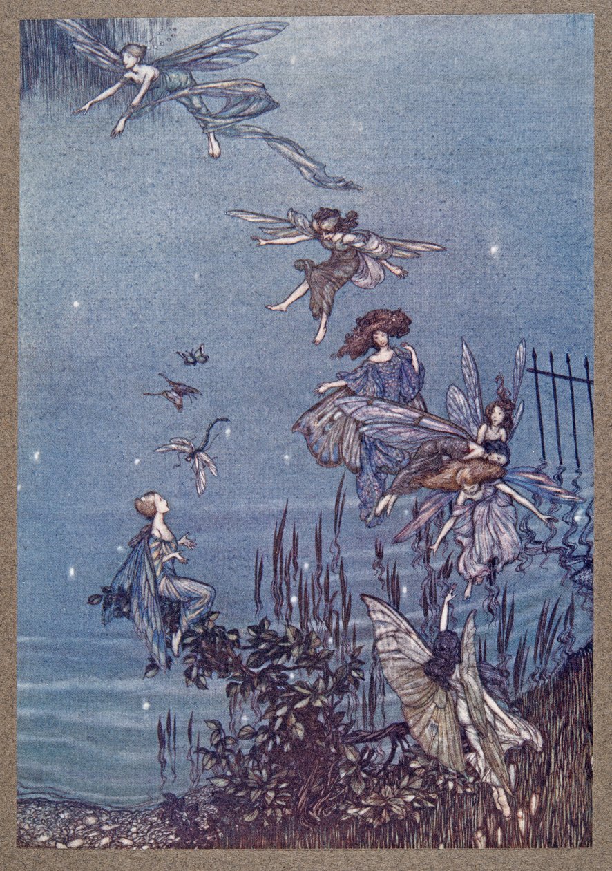 The Fairies of the Serpentine, from Peter Pan in Kensington Gardens by J.M. Barrie, pub. 1906 by Arthur Rackham