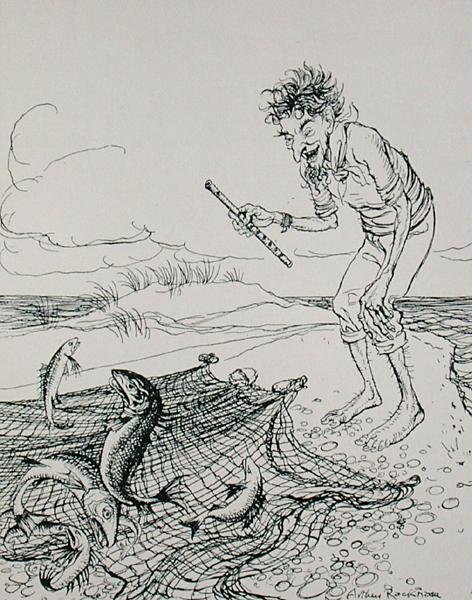 The Fisherman Piping, Illustration from 