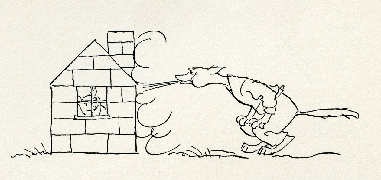 The Three Little Pigs by Arthur Rackham