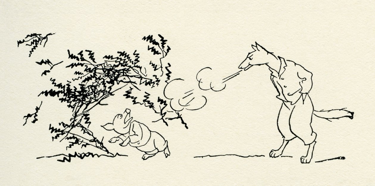 The Three Little Pigs by Arthur Rackham