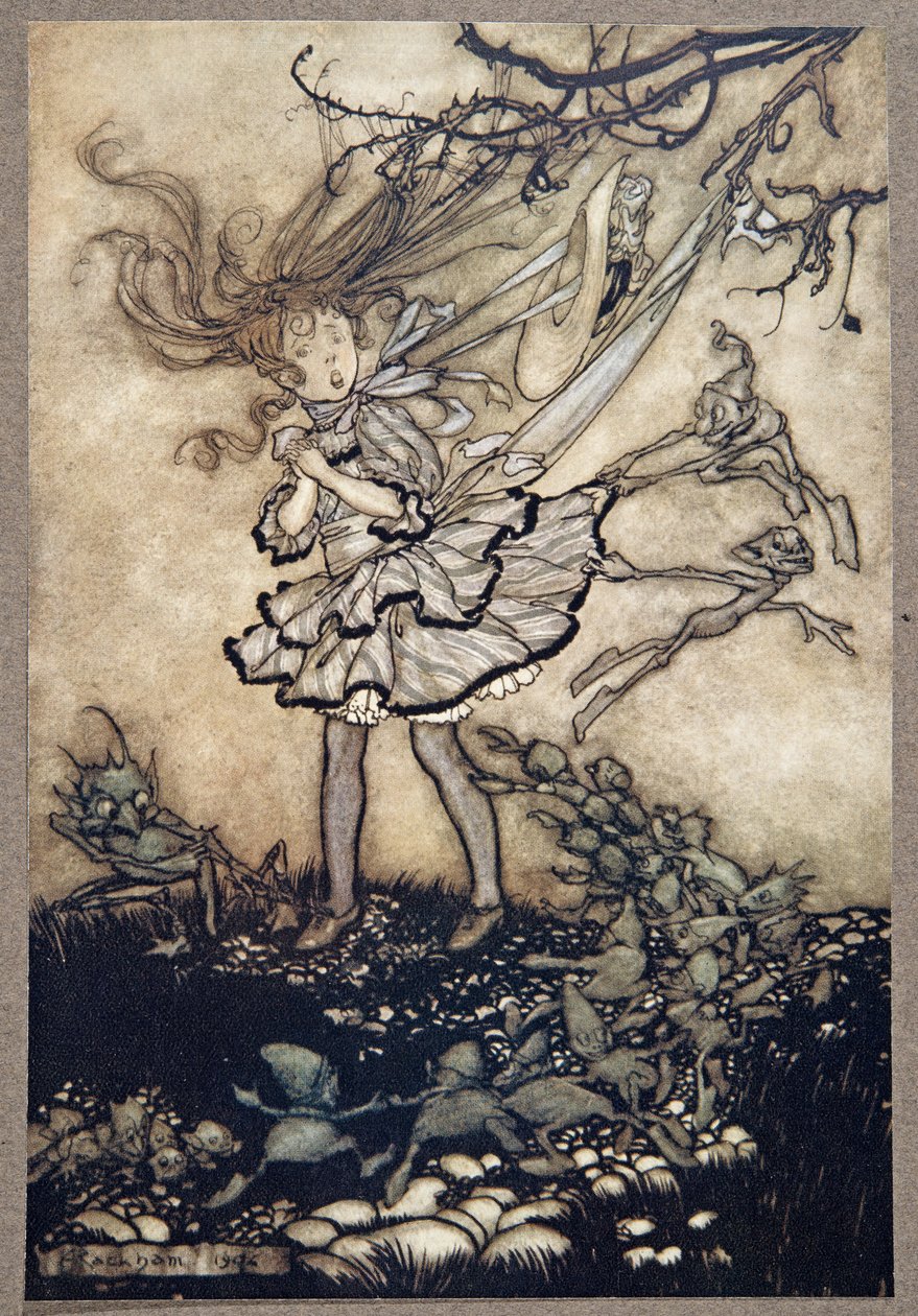 They will certainly mischief you, from Peter Pan in Kensington Gardens by J.M. Barrie, pub. 1906 by Arthur Rackham