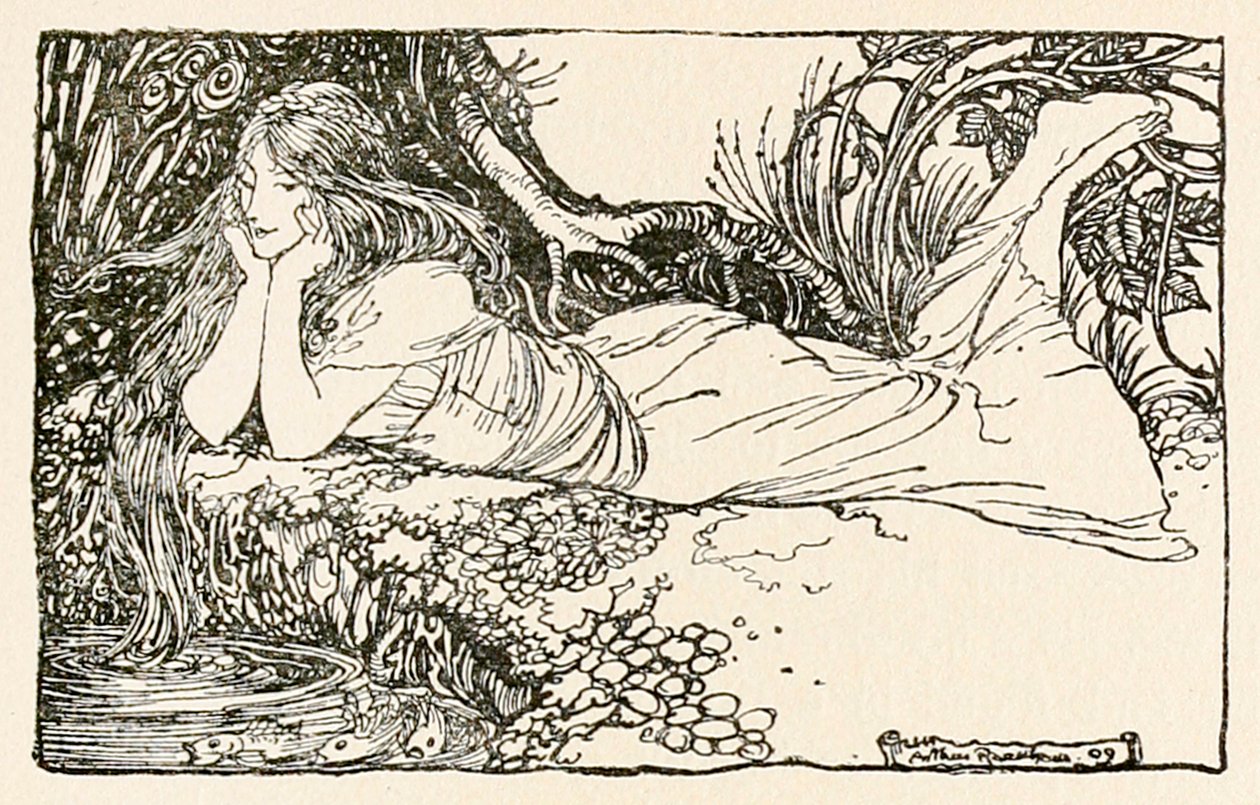 Undine Gazing into the Water, from 