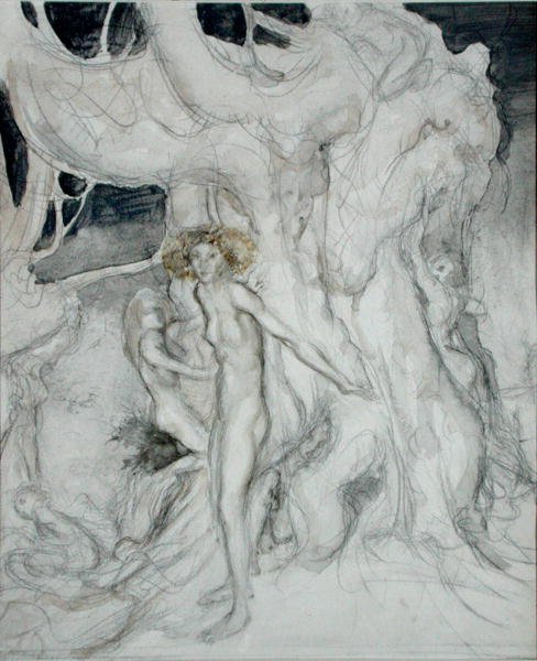 Wood Nymphs by Arthur Rackham: Premium art reproduction