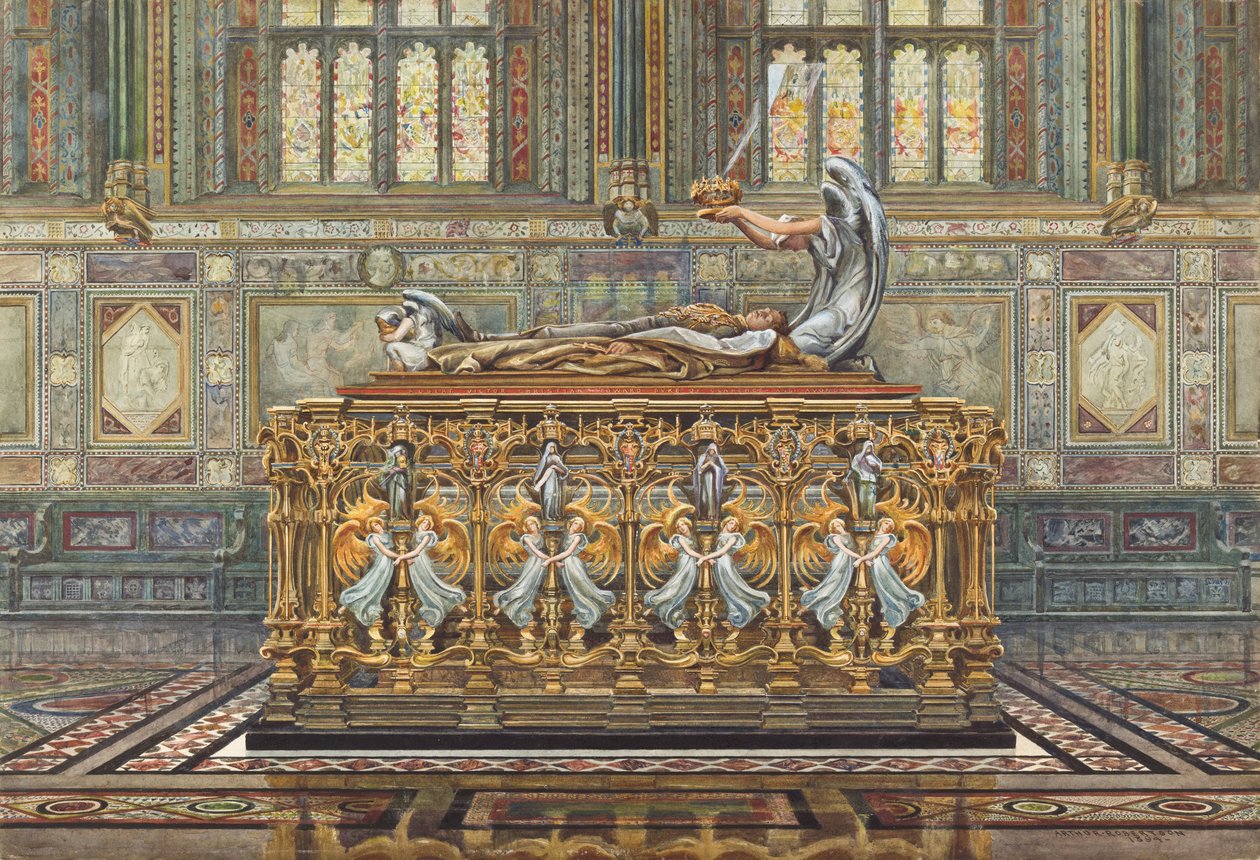 Drawing for Alfred Gilbert