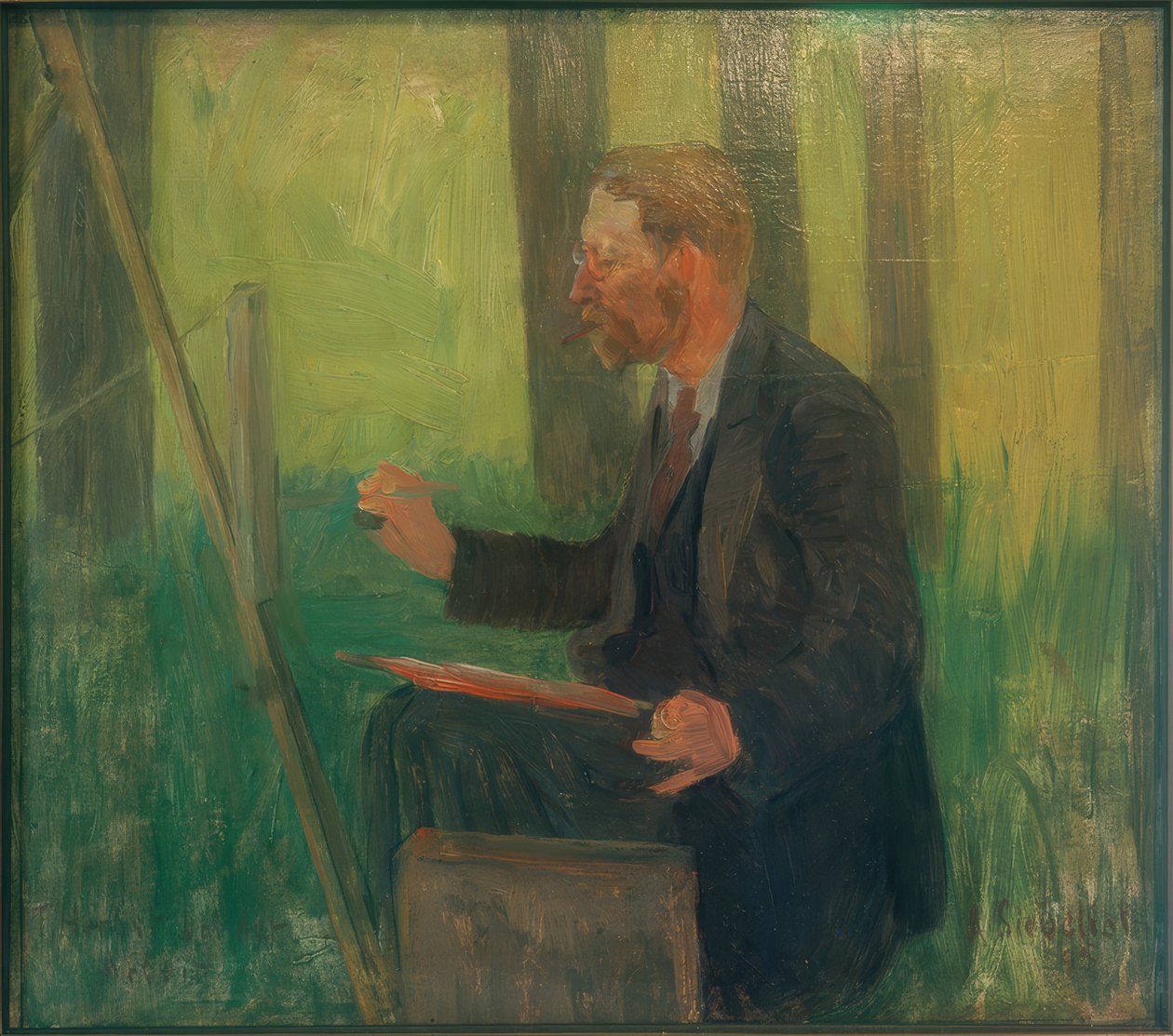 Thomas Herbst at Work by Arthur Siebelist