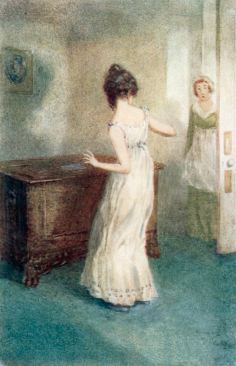 Illustration for Northanger Abbey by Jane Austen by Arthur Wallis Mills