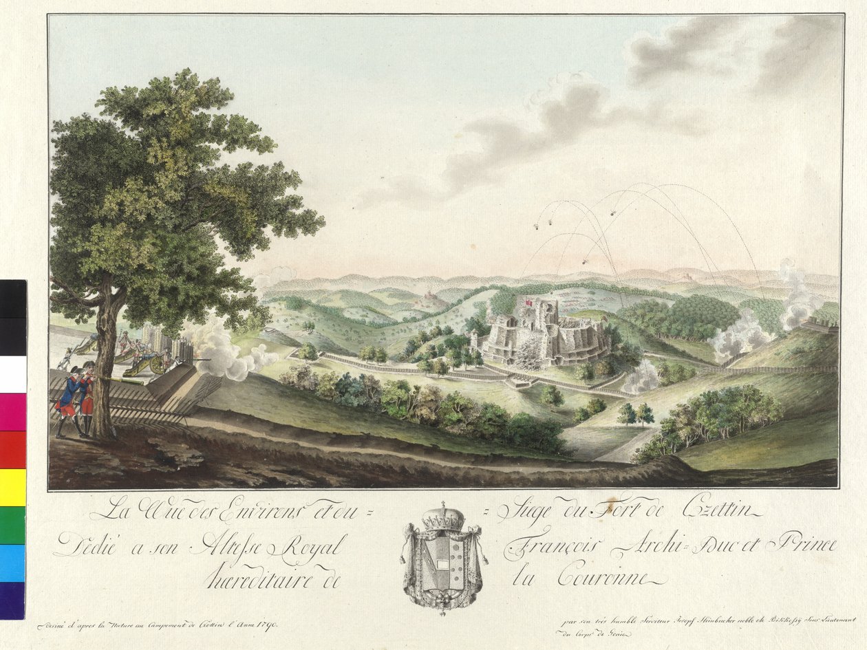 1790 Siege of the Fortress Czettin by Artist Unknown