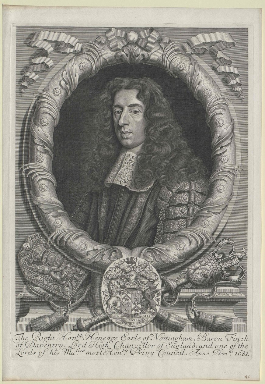 1st Earl of Nottingham Finch by Artist Unknown