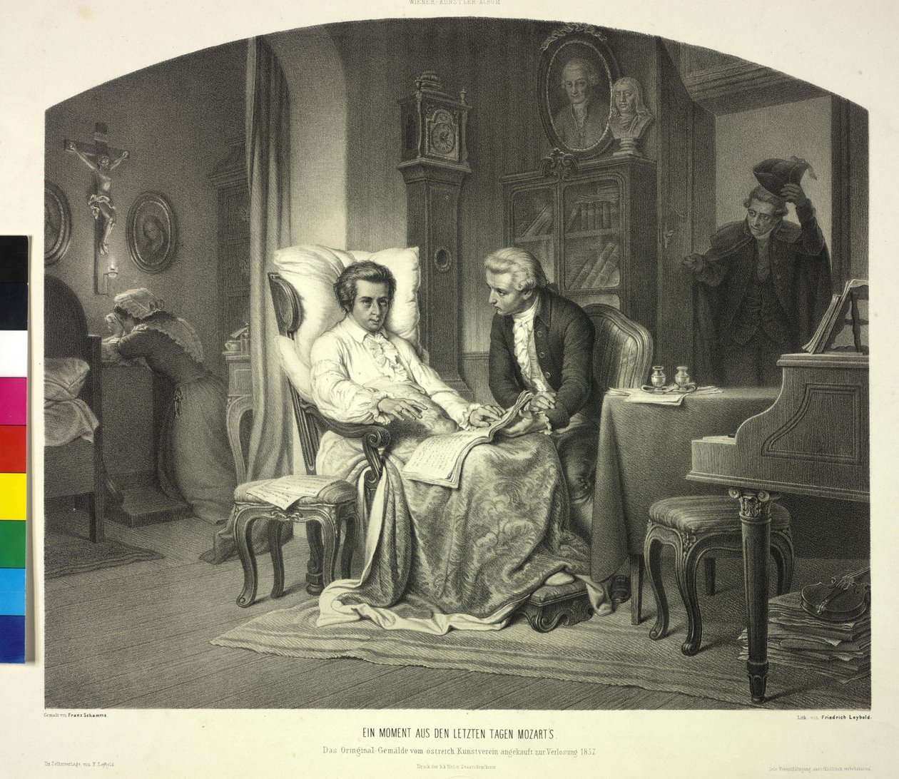 A Moment from the Last Days of Mozart by Artist Unknown