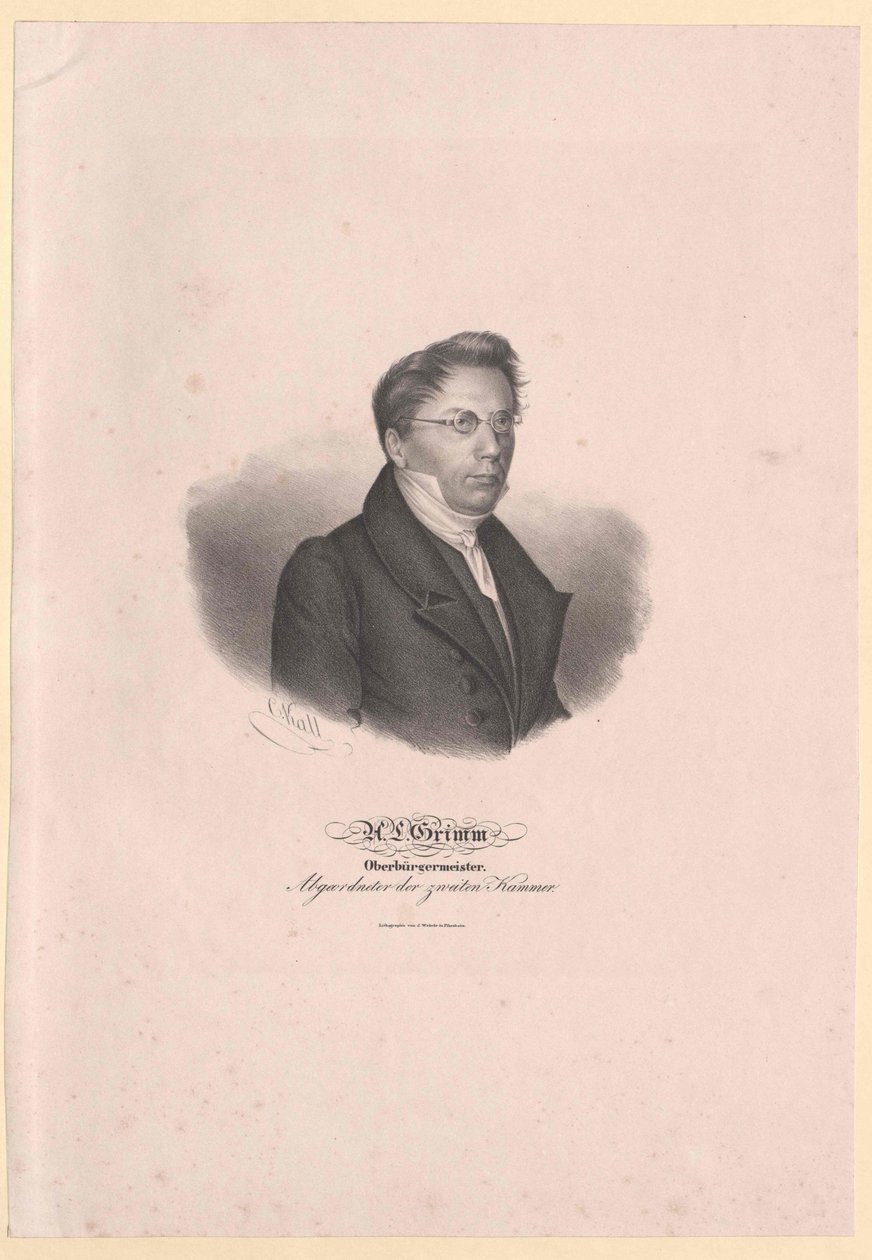 Albert Ludwig Grimm by Artist Unknown