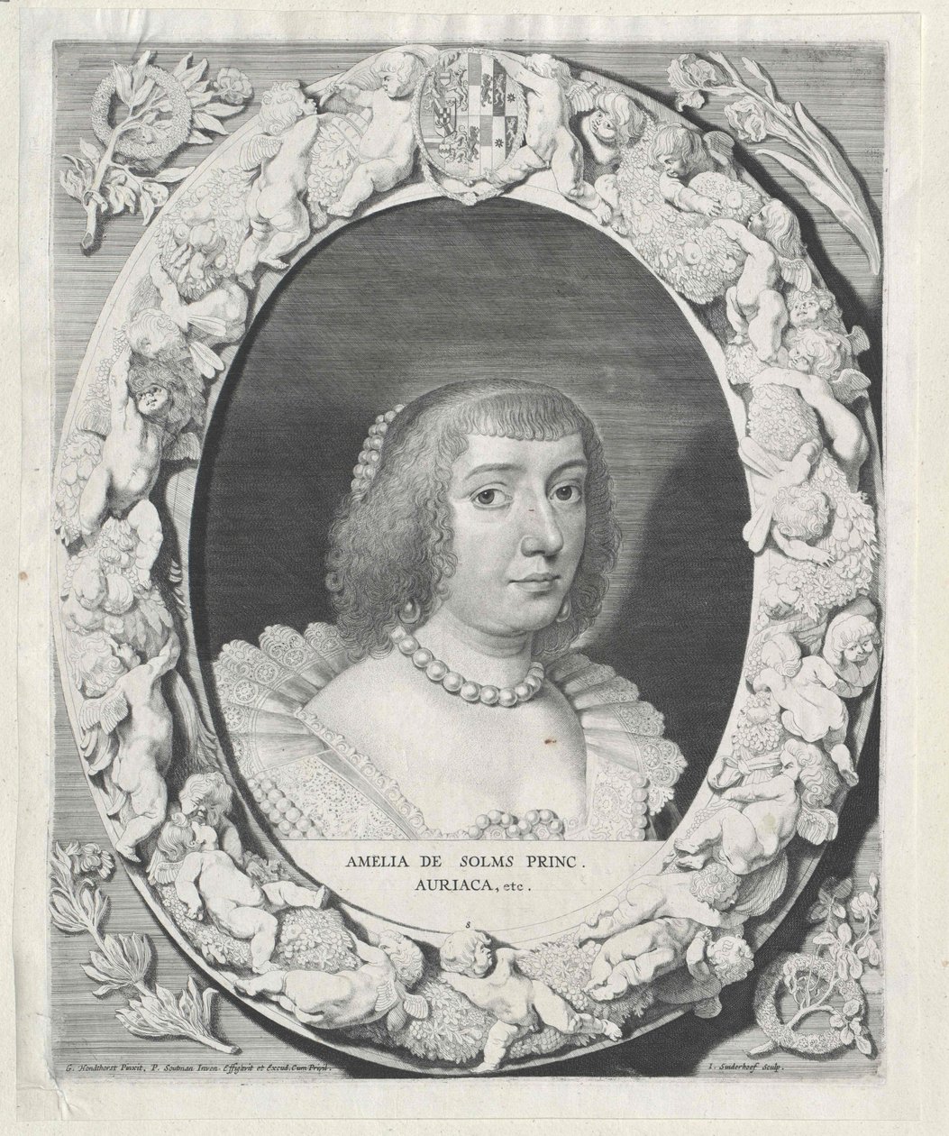 Amalie Countess of Solms-Braunfels by Artist Unknown