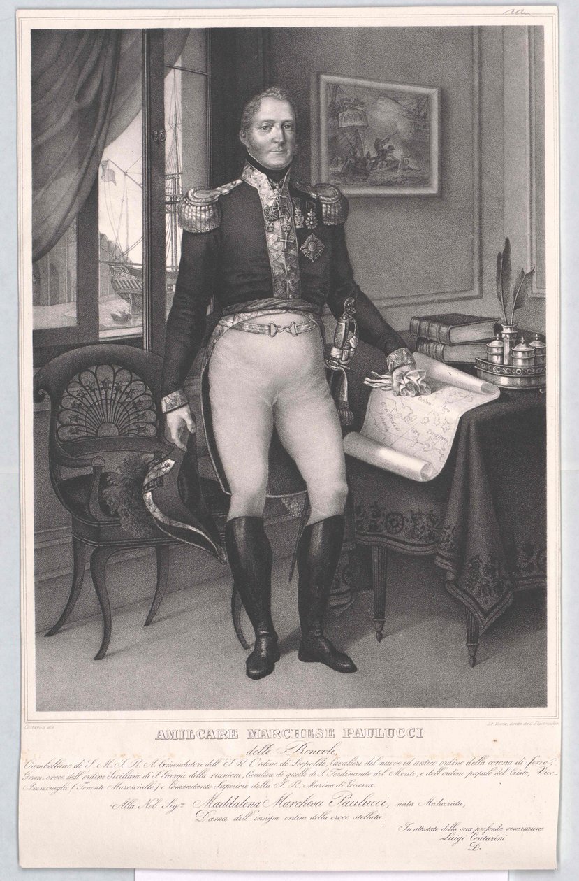 Marquis Amilcare Paulucci delle Roncole by Artist Unknown