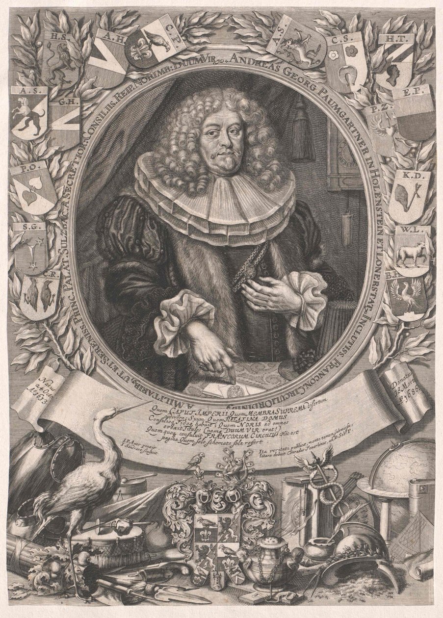 Andreas Georg Paumgartner von Holenstein and Lonnerstadt by Artist Unknown