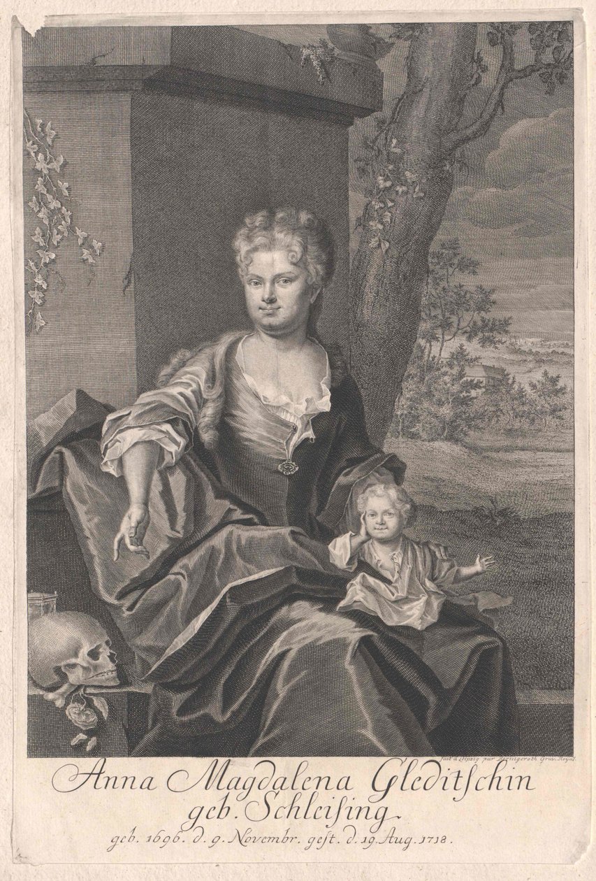 Anna Magdalene Schleising by Artist Unknown