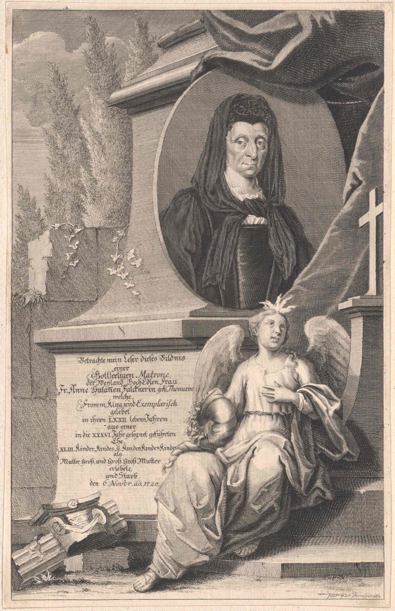 Anne Susanna Thomae by Artist Unknown