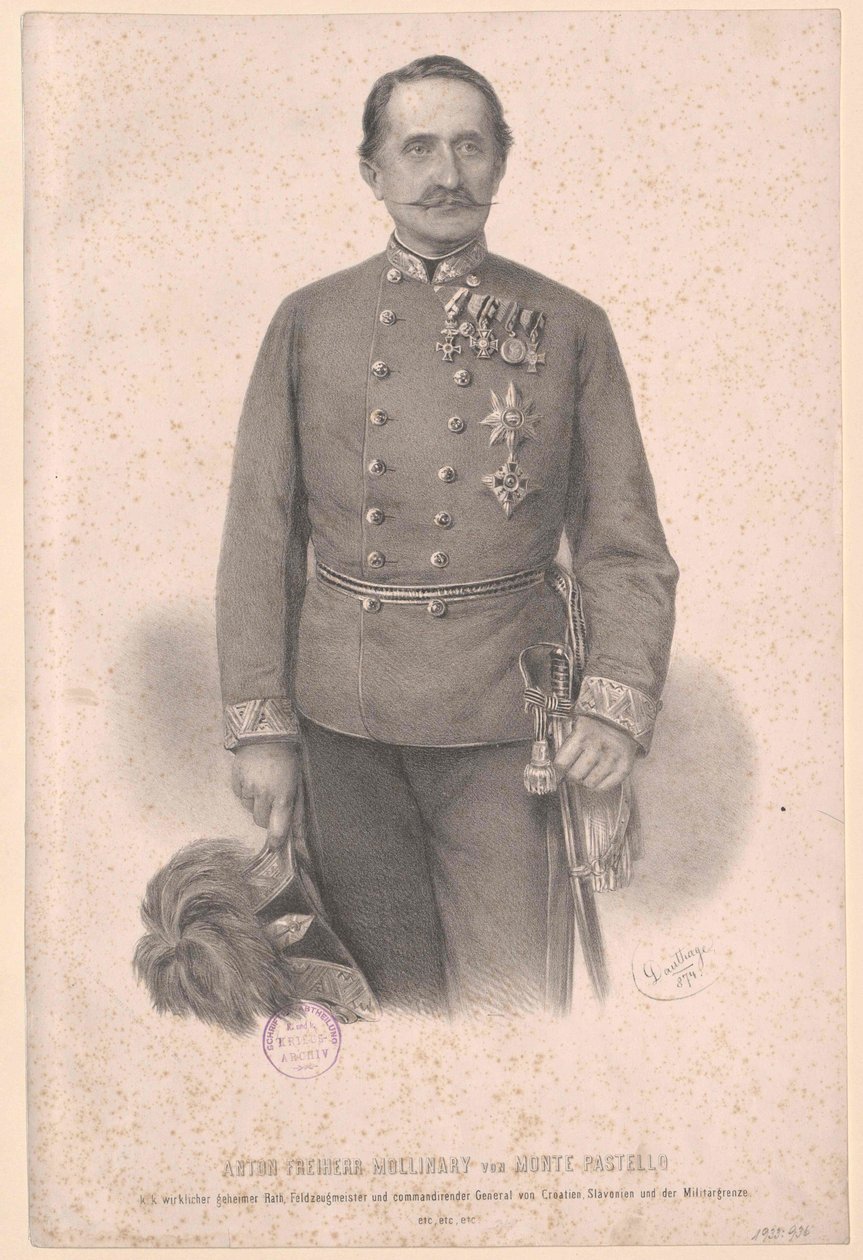 Baron Anton Mollinary of Monte Pastello by Artist Unknown