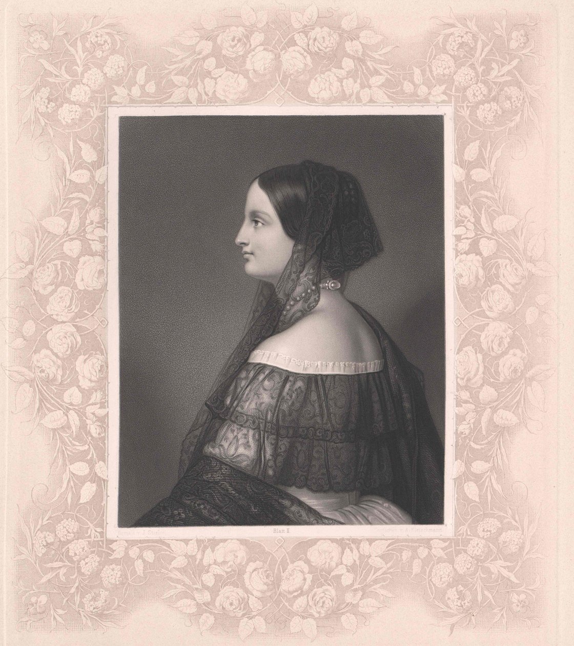 Archduchess Auguste of Austria Tuscany (print) by Artist Unknown