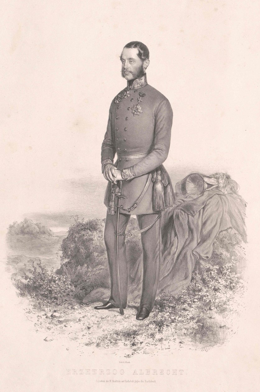 Archduke of Austria Albrecht (1817-1895) by Artist Unknown