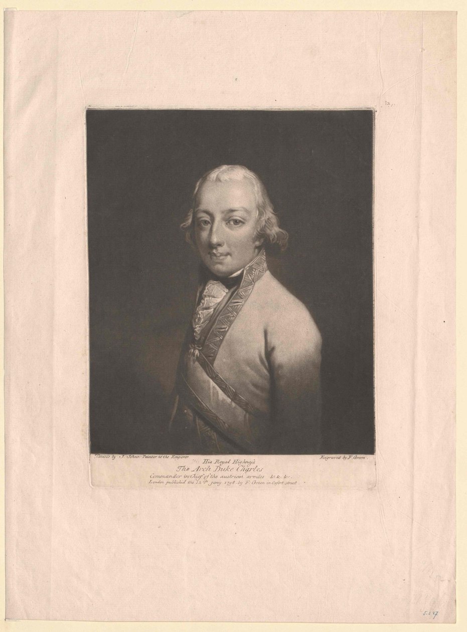 Archduke of Austria Karl by Artist Unknown