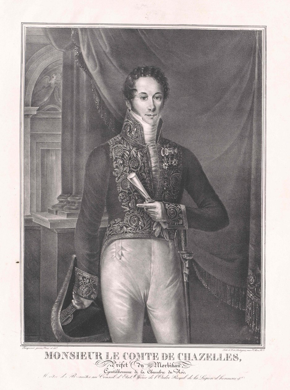 Augustin-Jean-Baptiste-Louis-Marie Count Chazelles by Artist Unknown