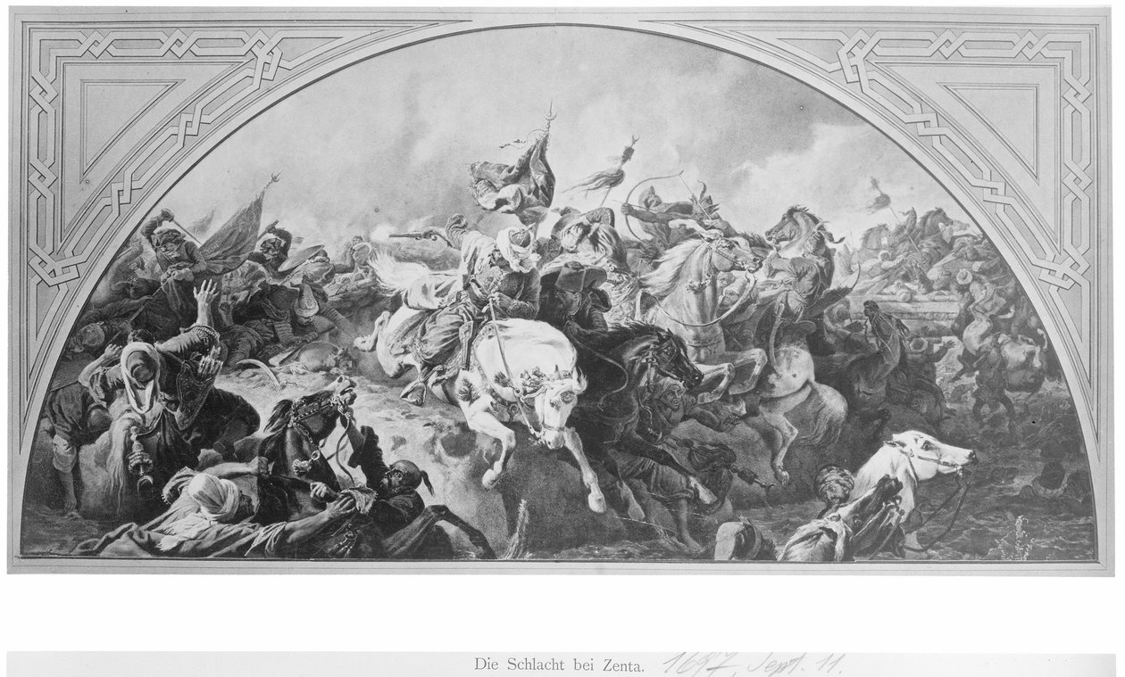 Battle of Zenta 1697 by Artist Unknown