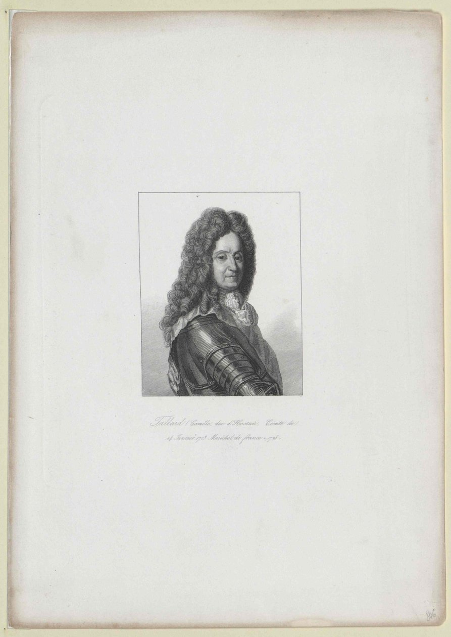 Camille de Hostun Tallart by Artist Unknown