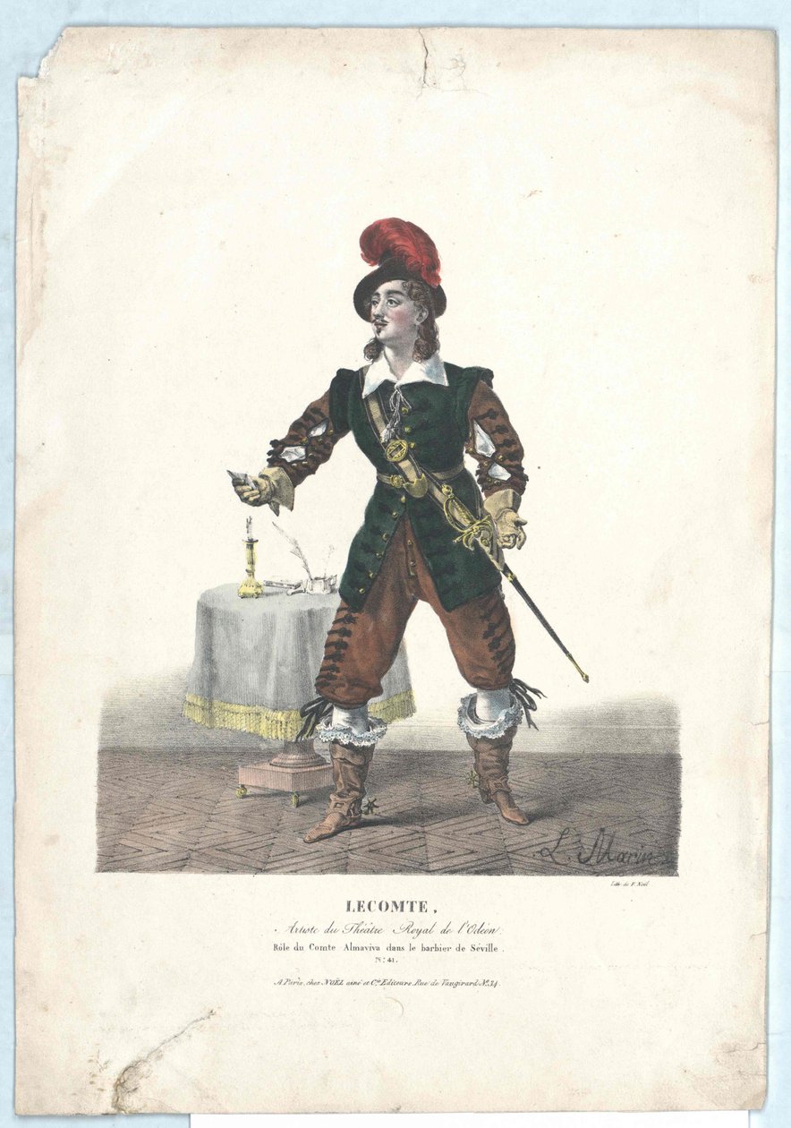 Charles Horace Badun Lecomte by Artist Unknown