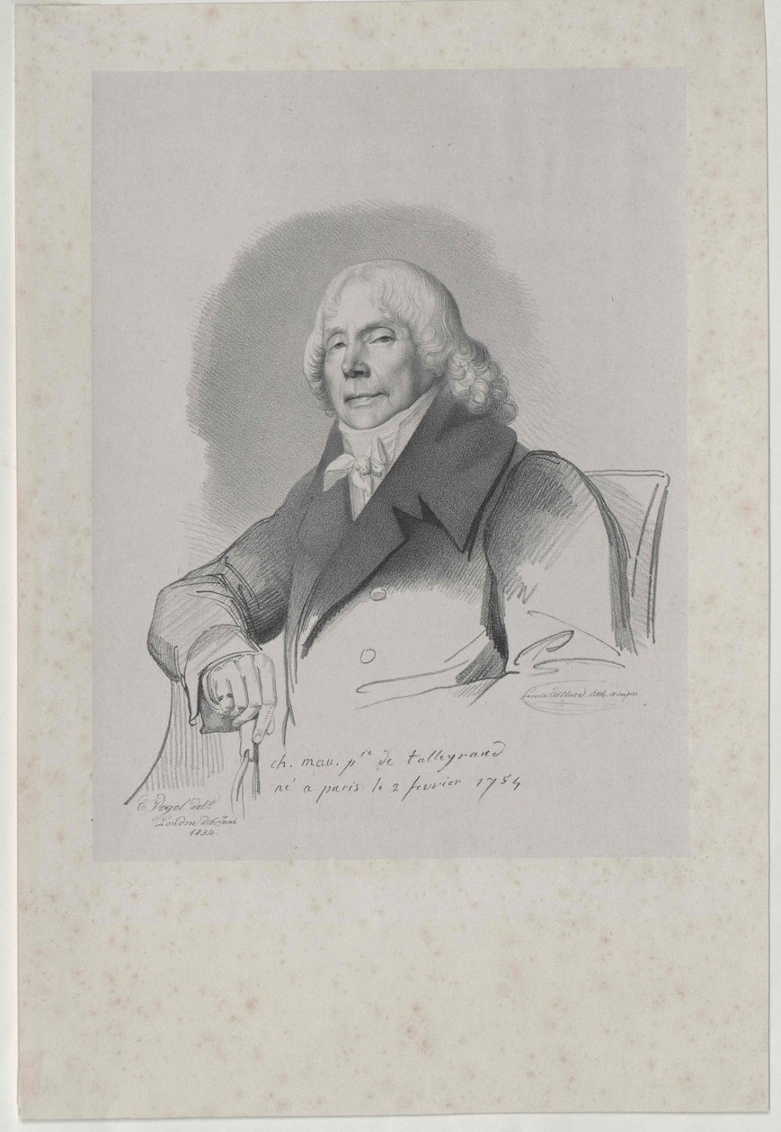 Charles Maurice Duke Talleyrand-Périgord by Artist Unknown