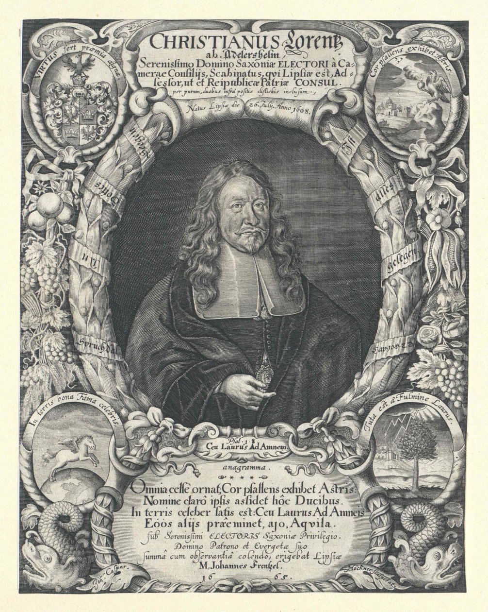 Christian Lorenz Adlershelm by Artist Unknown